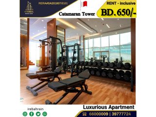 Fully Furnished Luxurious Apartment in Catamaran Tower, Seef