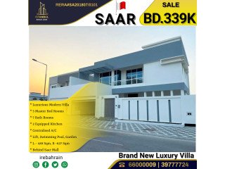 High luxurious Modern villa with Swimming pool Behind Saar Mall