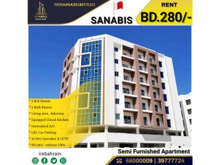 Semi Furnished Apartment for Rent in Sanabis near Dana Mall