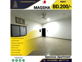 Spacious Apartment for rent in Al Maqsha, Budaiya Road