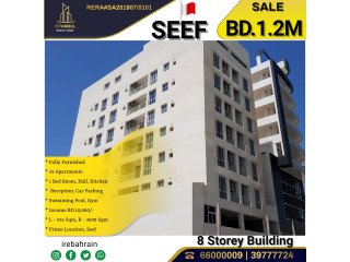 8 Storey Building for Sale in Seef ( RENTED )