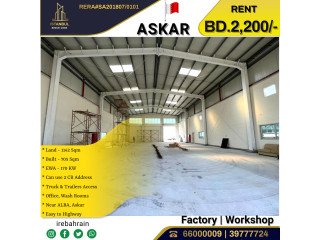 Factory / Workshop / Warehouse for rent in Askar near ALBA