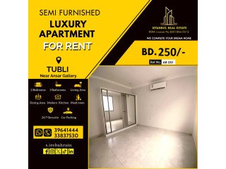 Semi Furnished 2 BHK Spacious Family Apartment for Rent in Tubli BD.250/-