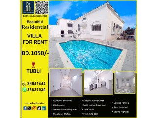 Beautiful Huge Residential Villa for rent in Tubli BD.1050/-