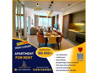 High-Luxury Sea-View Apartment for Rent in Seef