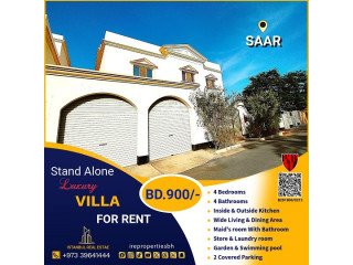 Semi furnished Stand Alone Luxury Villa for rent in Saar BD.900/-