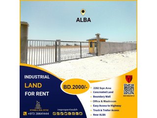 Industrial Land for rent in Alba BD.2000/-