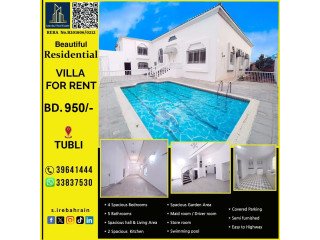 Beautiful Residential Villa for rent in Tubli BD.950/-