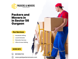 Hire the Best Packers and Movers in Sector 56 Gurgaon