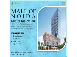Reasons To Invest In Sikka Mall Of Noida