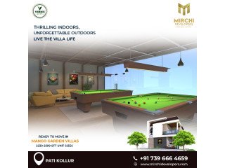 3bhk Luxury villas in Kollur | 4bhk Duplex villas in Hyderabad