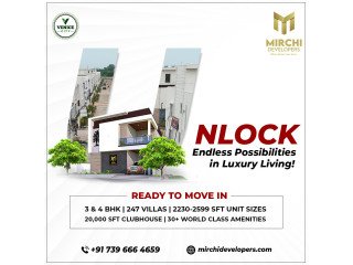 Best Villas for sale in Kollur Hyderabad