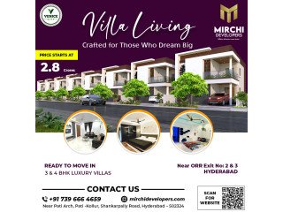4BHK Villas in Kollur for sale | Hyderabad