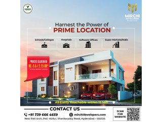 Explore Gated Villas in Kollur for Secure and Luxurious Living