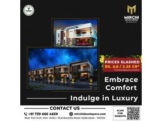 Villas in Kollur, Hyderabad | New Gated community villas