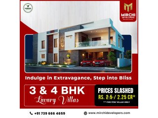 Premium Luxury Villas | Kollur, Hyderabad