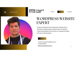 Create Your Dream Website with a WordPress Expert Mayank Saraf