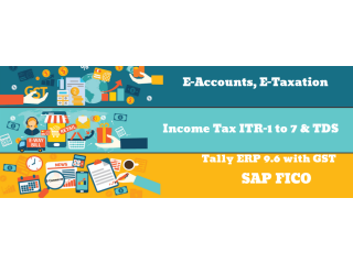 Get Placed with Accounting + SAP FICO, Best Income Tax and GST Course in Delhi by "SLA Consultants