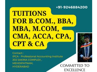 B.Com. Bachelor Of Commerce Tuition Osmania Unversity